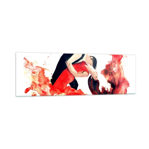 Obraz na skle - Tango - zmyselná vlna - 160x50 cm