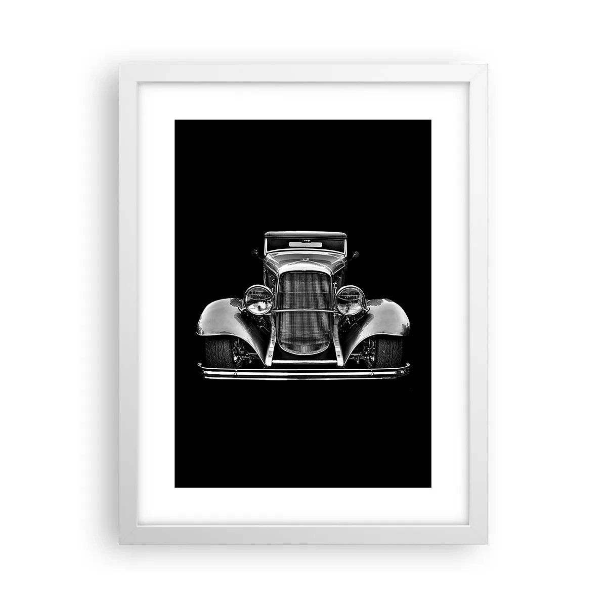 Plagát v bielom ráme - Naozajstný gentleman - 30x40 cm