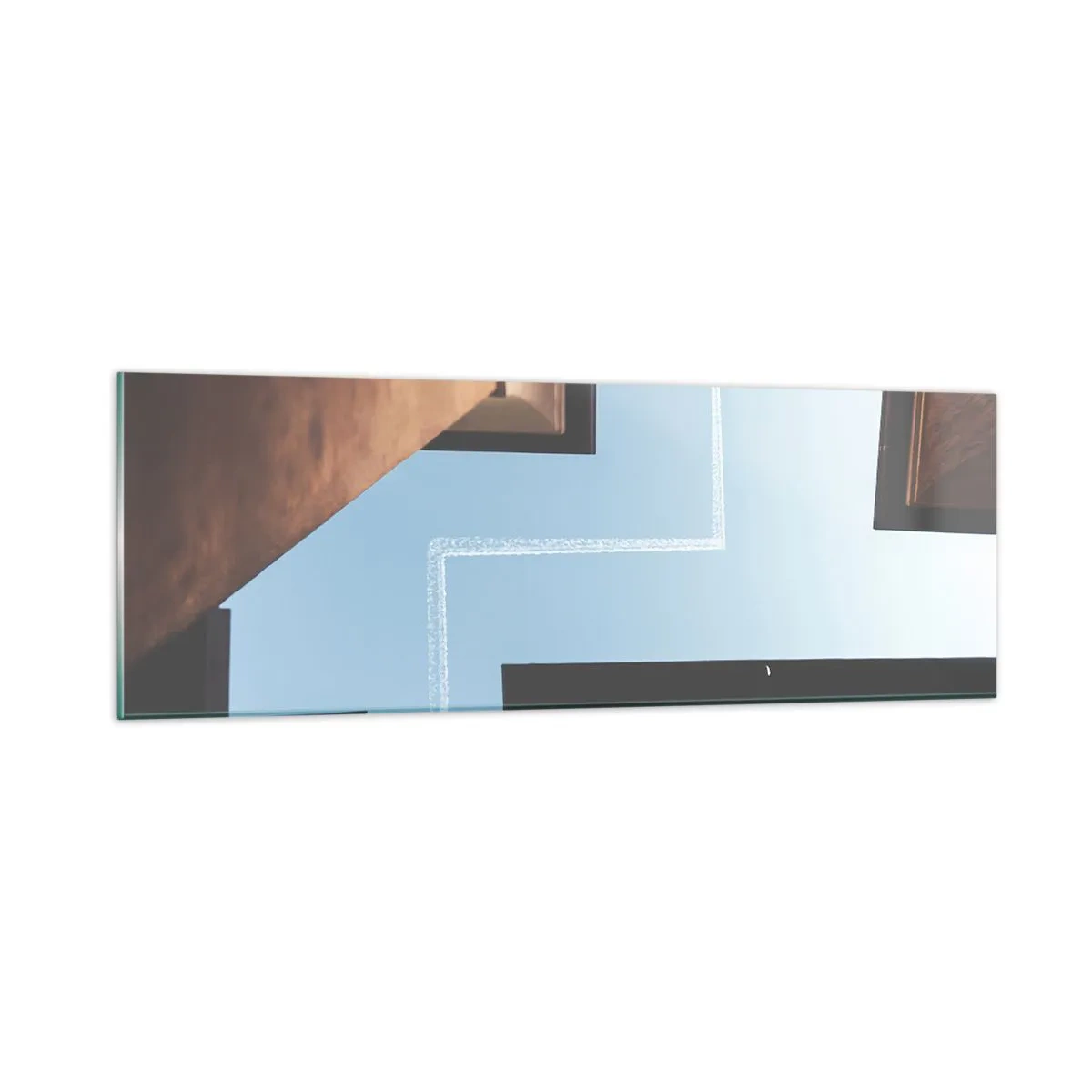 Obraz na skle - Nad mestským labyrintom - 90x30 cm