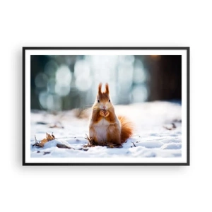 Plagát v čiernom ráme - Čo sa tak pozeráš? - 100x70 cm