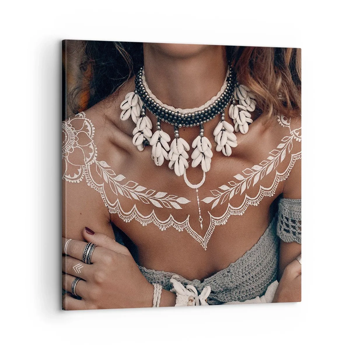 Obraz na plátne - Talizmany, rituály ženskosti - 60x60 cm