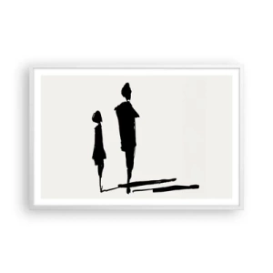 Plagát v bielom ráme - Určite spolu? - 91x61 cm