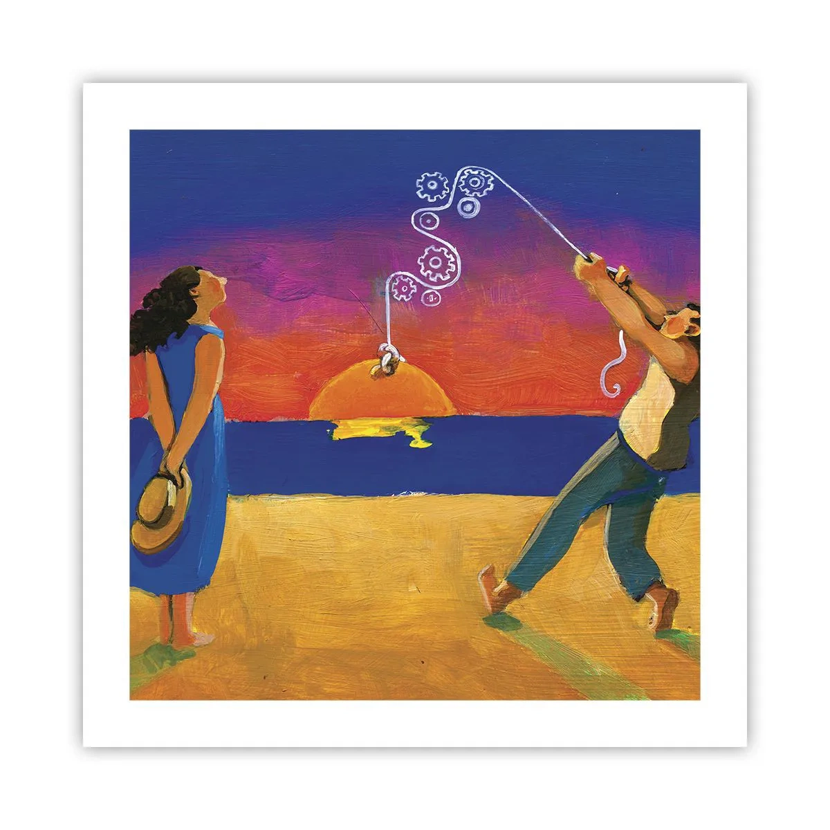 Plagát - Viac ako hviezda z neba - 50x50 cm