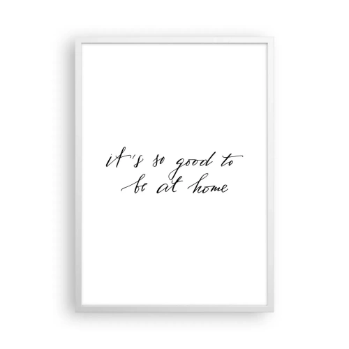 Plagát v bielom ráme - Celá pravda - 50x70 cm