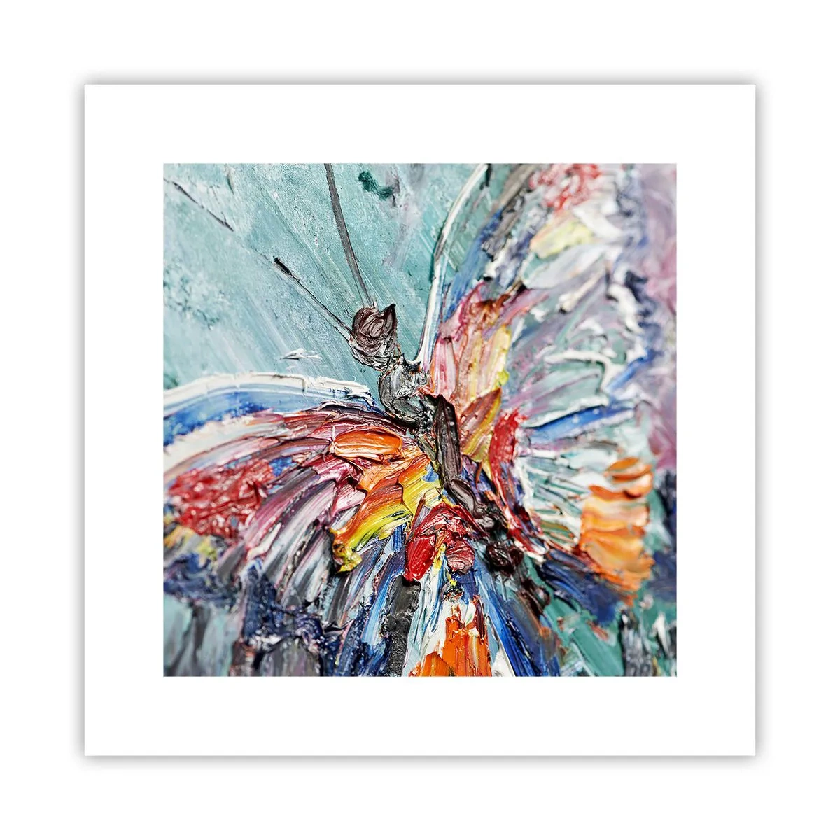 Plagát - Namaľovaný prírodou - 30x30 cm