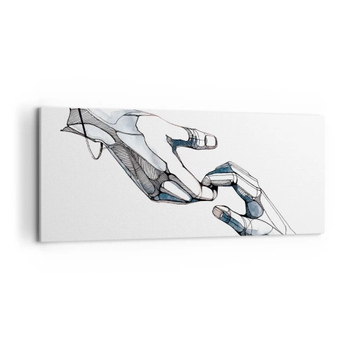 Obraz na plátne - Dobré gesto - 120x50 cm