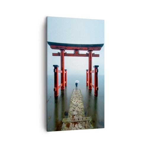 Obraz na plátne - Japonské zamyslenie - 45x80 cm