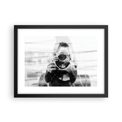 Plagát v čiernom ráme - Tvorca a materiál - 40x30 cm