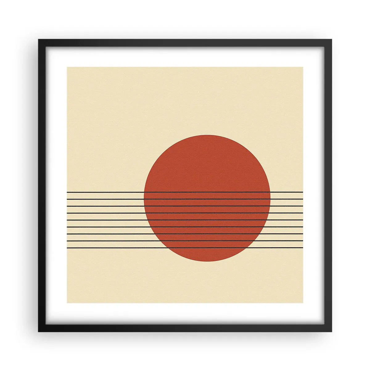 Plagát v čiernom ráme - Stále dookola - 50x50 cm