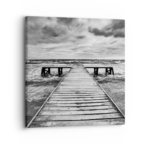 Obraz na plátne - Čakám na vietor, čo rozfúka… - 30x30 cm