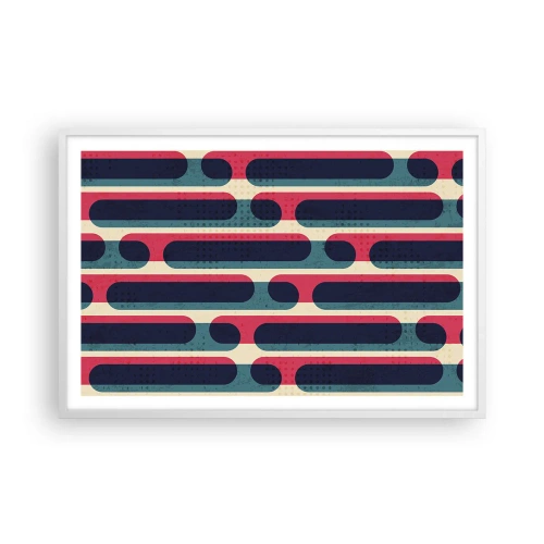 Plagát v bielom ráme - Dovnútra a dopredu - 91x61 cm