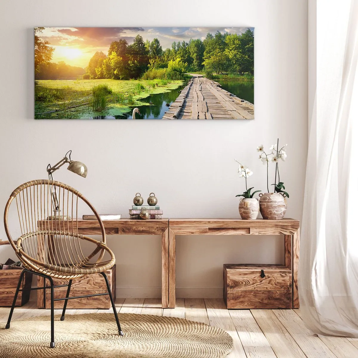 Obraz na plátne - Leto, leto všade - 100x40 cm