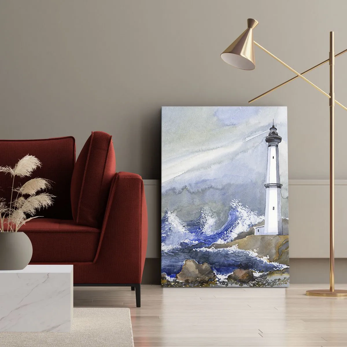 Obraz na plátne - Proti tme a hromobitiu - 80x120 cm