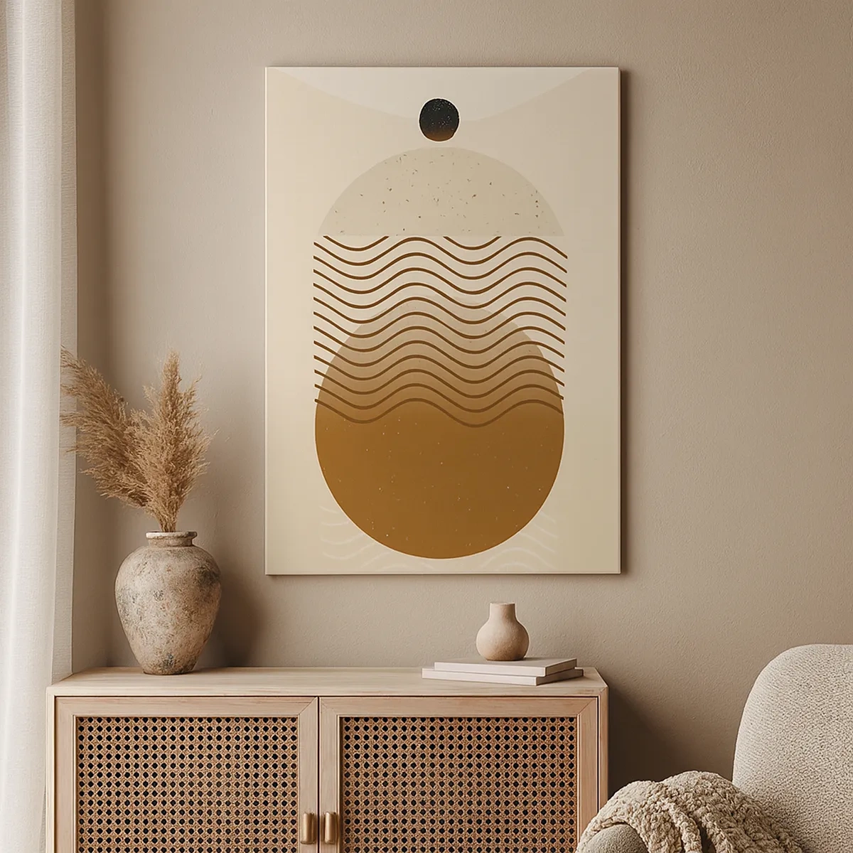 Obraz na plátne - O pôvode geometrických obrazcov - 50x70 cm