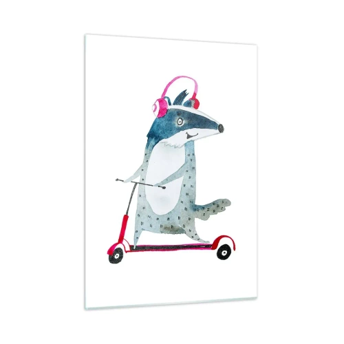 Obraz na skle - Jazvečie radosti - 50x70 cm