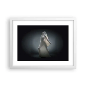 Plagát v bielom ráme - Skryté túžby - 40x30 cm