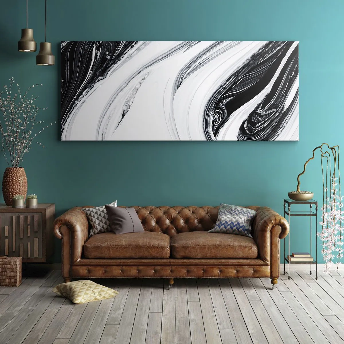 Obraz na plátne - Spojenie protikladov - 100x40 cm