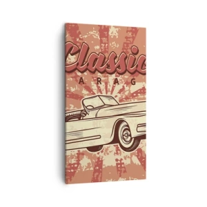 Obraz na plátne - V rádiu je Elvis - 45x80 cm