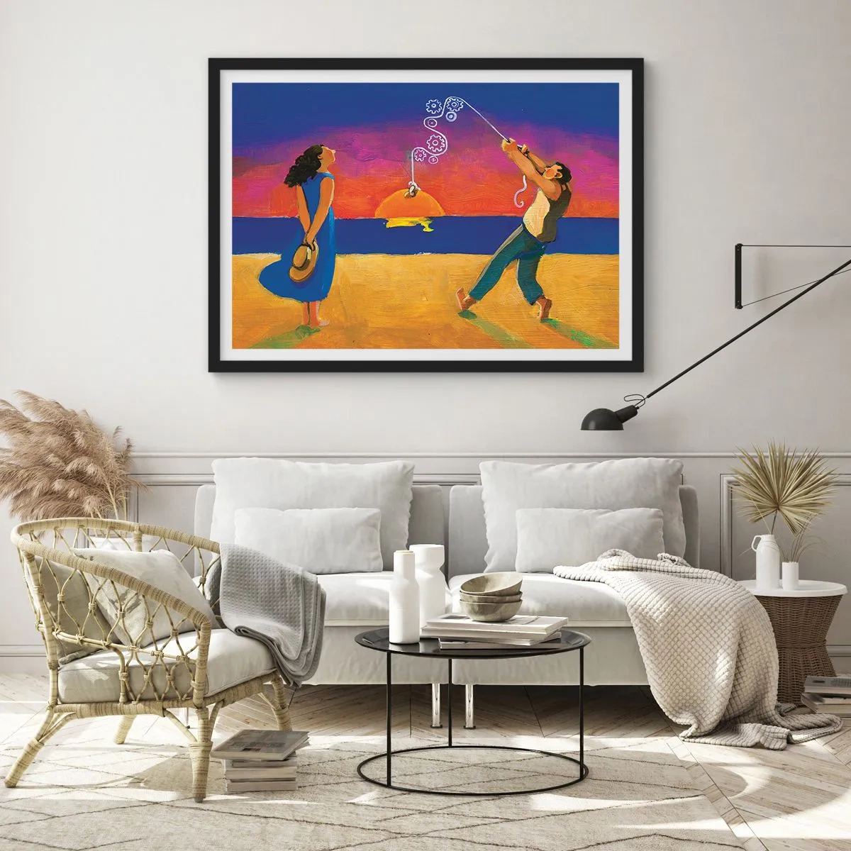 Plagát v čiernom ráme - Viac ako hviezda z neba - 91x61 cm