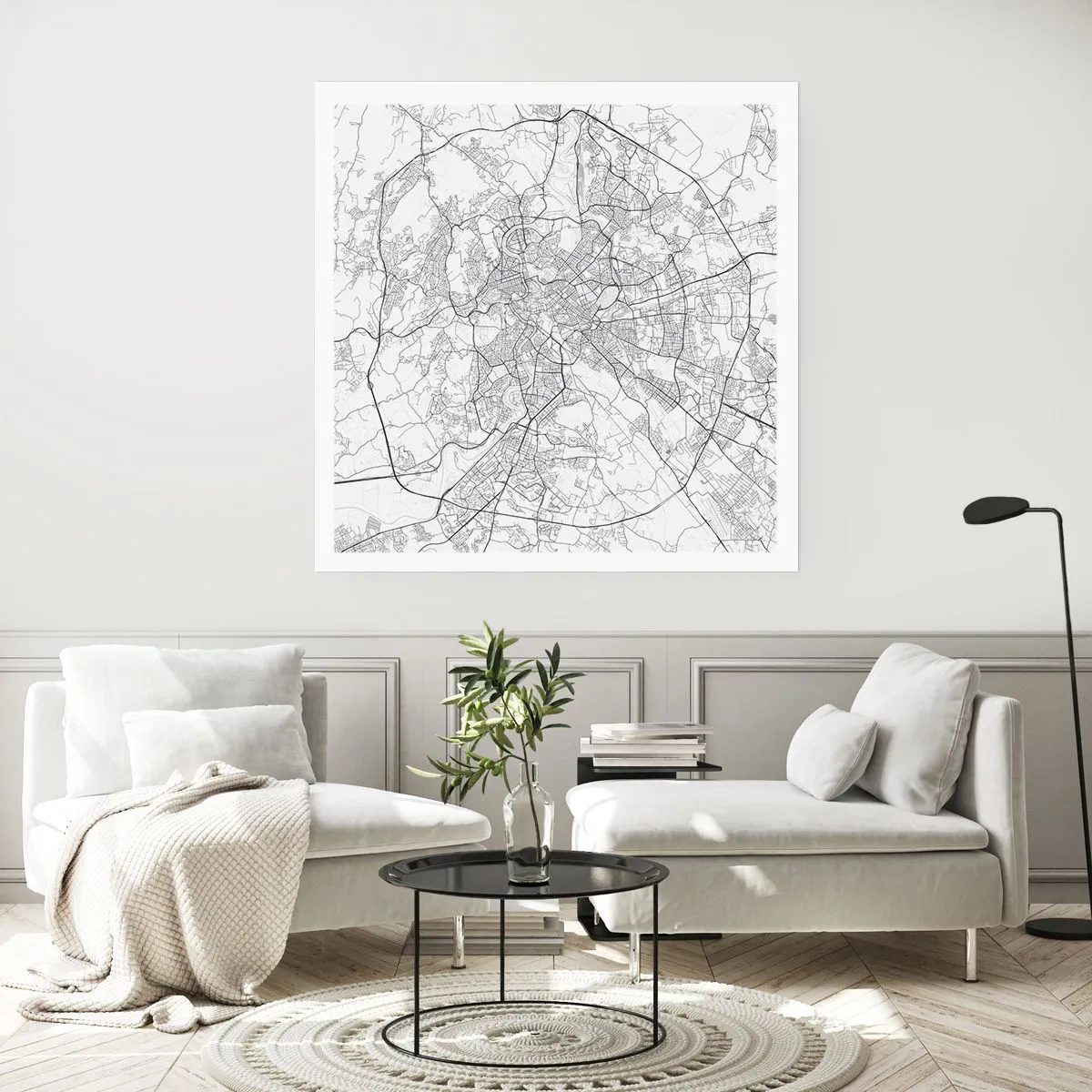 Plagát - Rímsky kruh - 40x40 cm