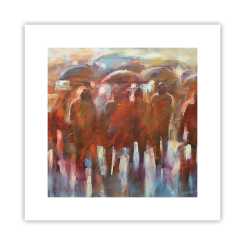 Plagát - Rovnocenní v daždi a hmle - 30x30 cm