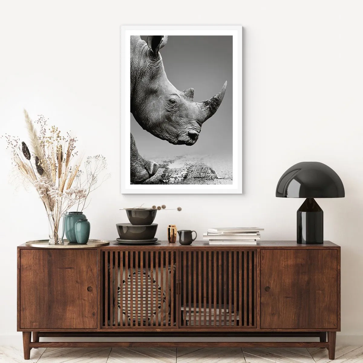 Plagát v bielom ráme - Nezastaviteľná sila - 70x100 cm