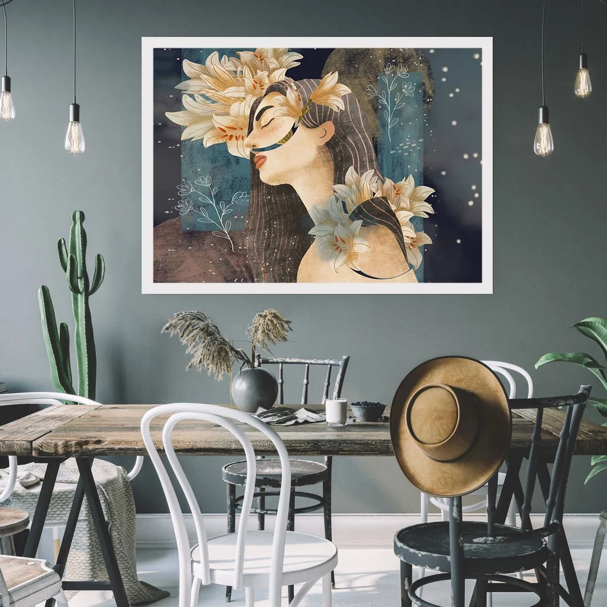 Plagát - Rozprávka o princeznej s ľaliami - 40x30 cm