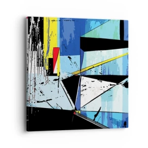 Obraz na plátne - Pozerať sa na svet z uhla… - 40x40 cm