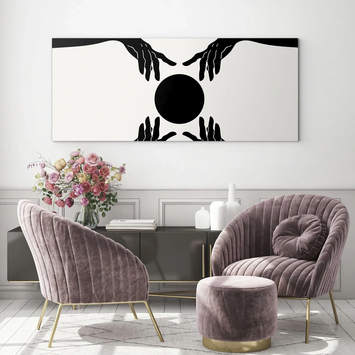 Obraz na skle - Tajné znamenie - 100x40 cm