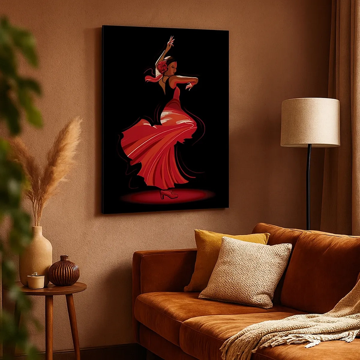 Obraz na plátne - Horúca duša flamenco - 50x70 cm