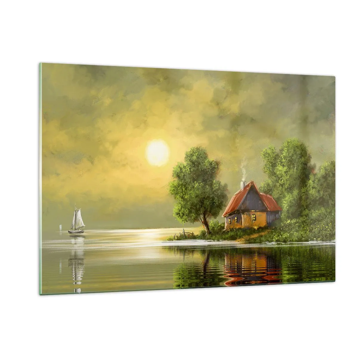 Obraz na skle - Krásne, ako z obrázku - 120x80 cm