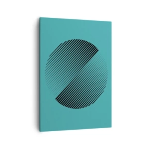 Obraz na plátne - Kruh – geometrická variácia - 50x70 cm