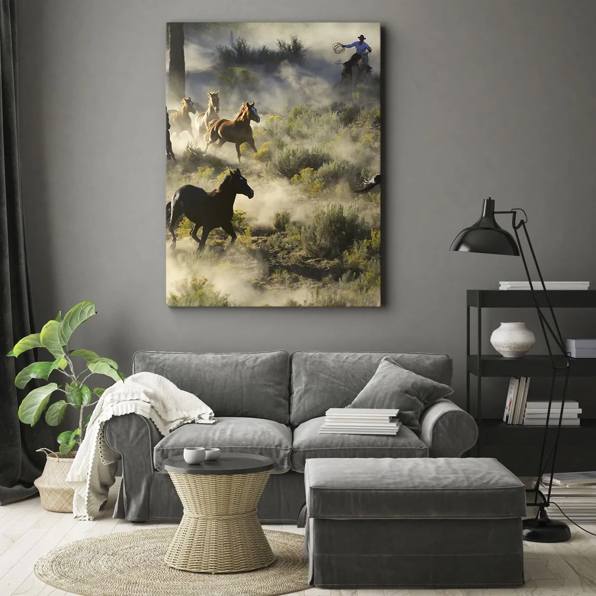 Obraz na plátne - Rivalita - sloboda alebo mužská sila? - 50x70 cm