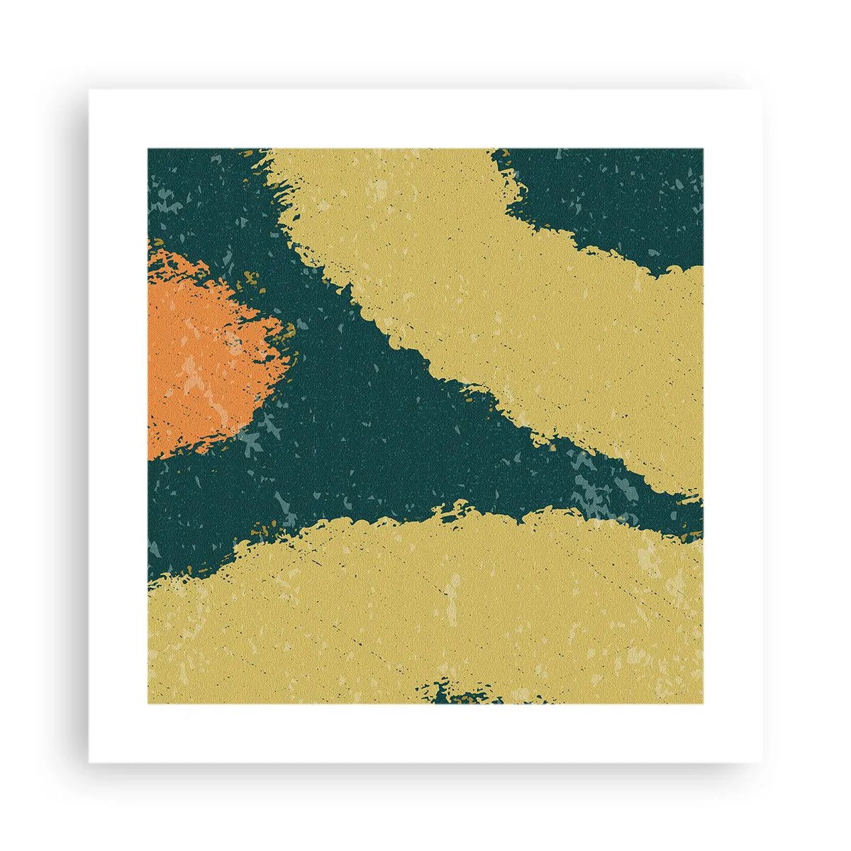 Plagát - Abstrakcia – spomalený pohyb - 40x40 cm