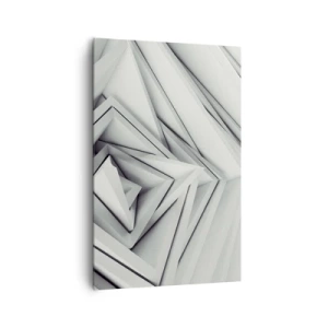 Obraz na plátne - Symfónia ostrých uhlov - 80x120 cm