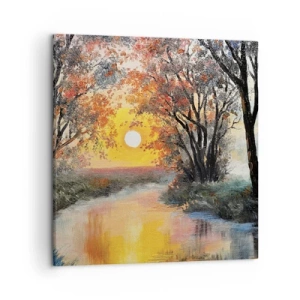 Obraz na plátne - Jesenný nádych - 50x50 cm