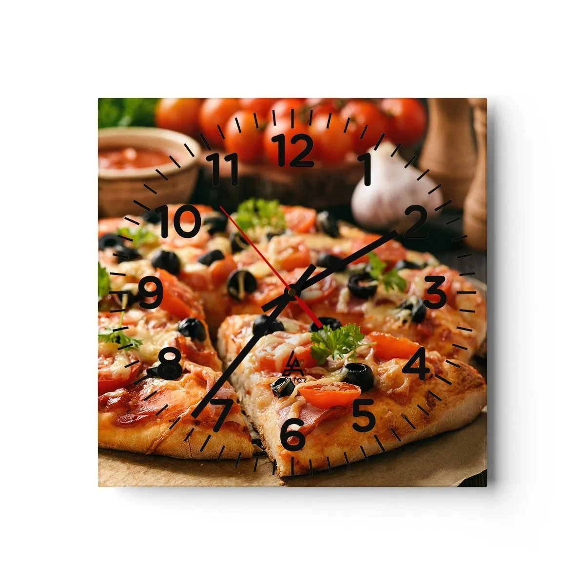 Nástenné hodiny - Opäť si mal šťastie - 30x30 cm