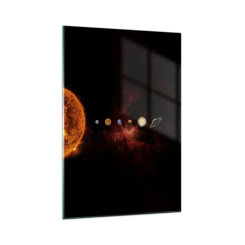 Obraz na skle - Naša štvrť - 70x100 cm