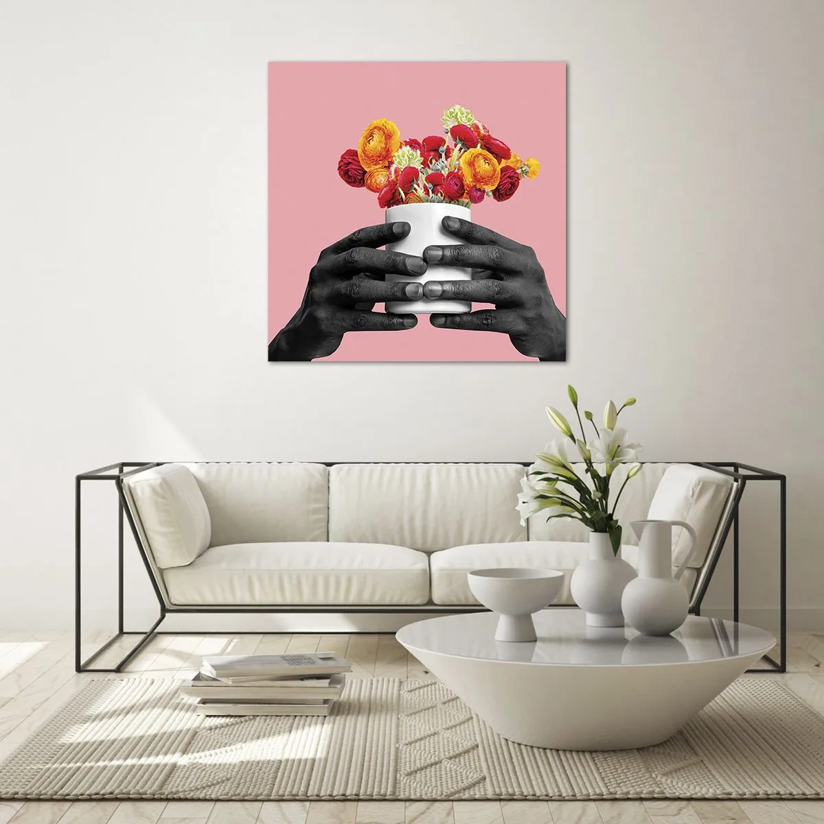 Obraz na skle - Apoteóza života - 40x40 cm