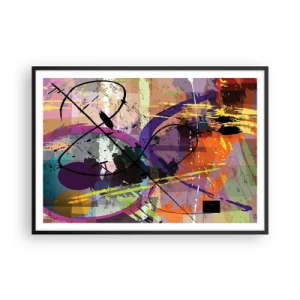 Plagát v čiernom ráme - Možno priamo alebo okolo - 100x70 cm