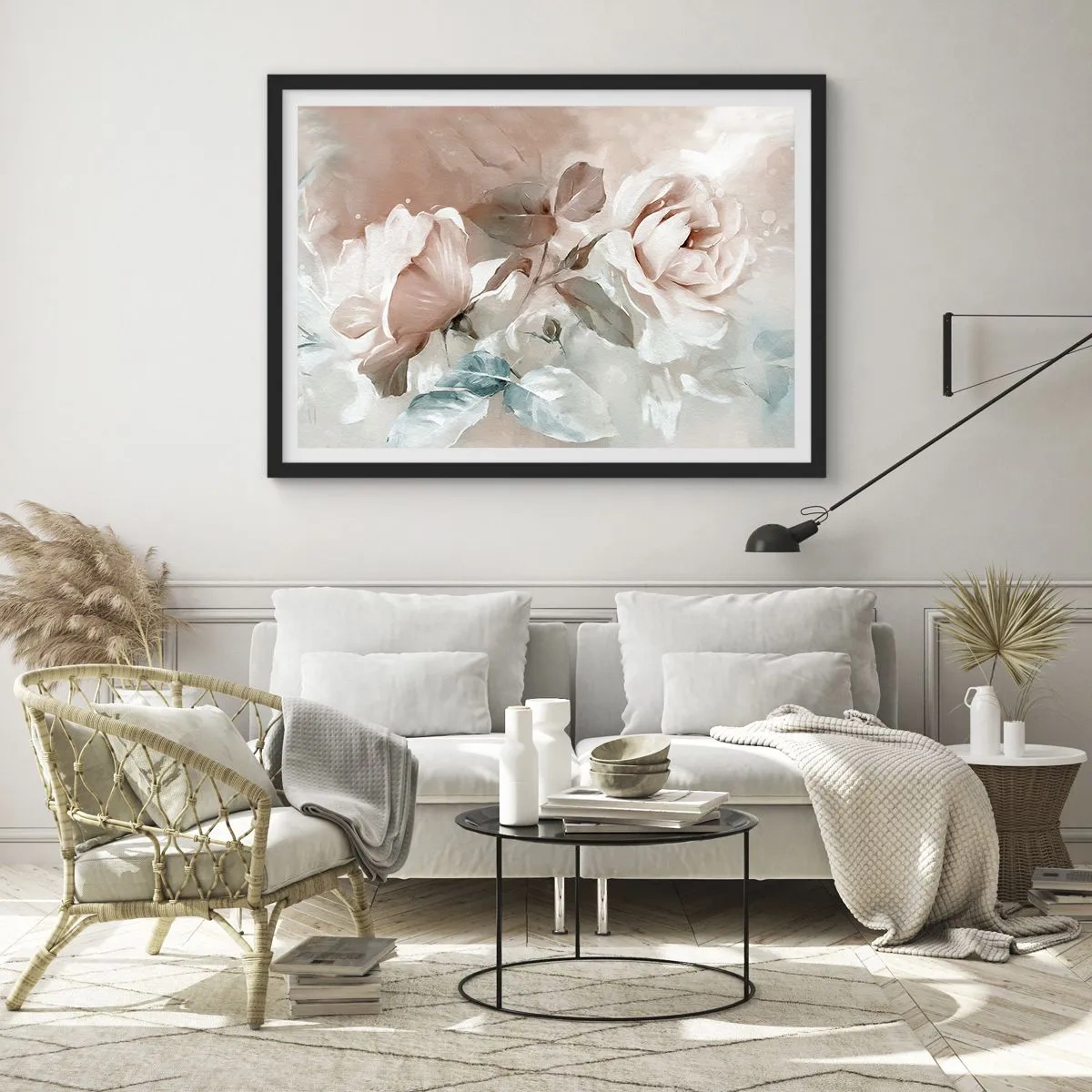 Plagát v čiernom ráme - Duch romantizmu - 70x50 cm