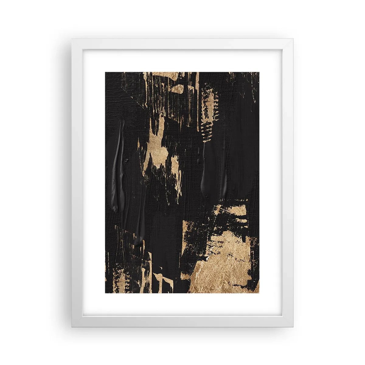 Plagát v bielom ráme - Stopa dotyku - 30x40 cm