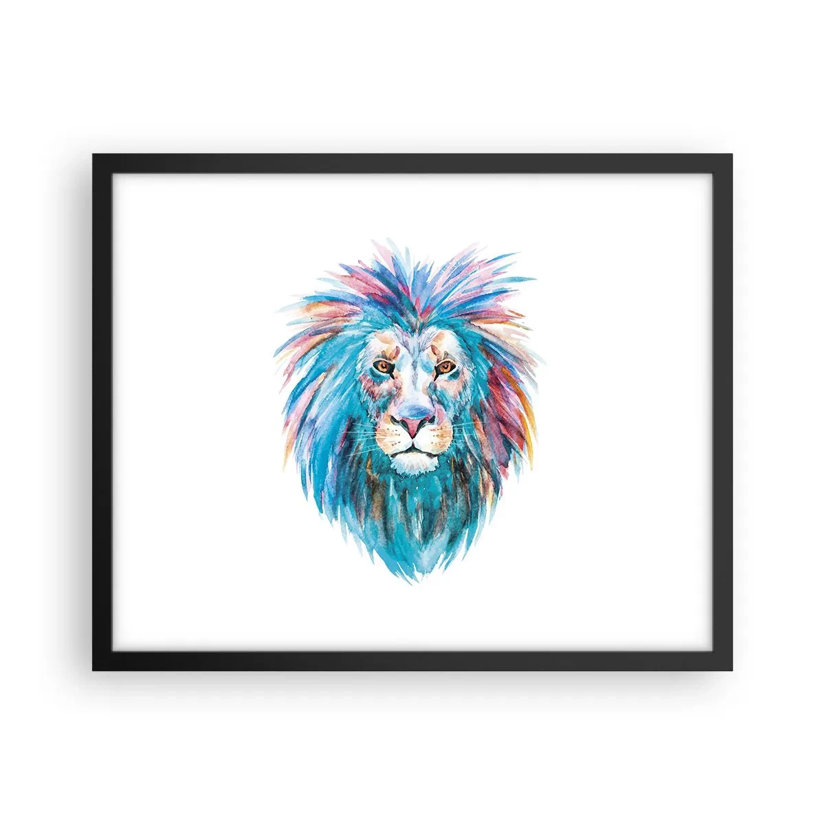 Plagát v čiernom ráme - Elektrizujúca aura - 50x40 cm