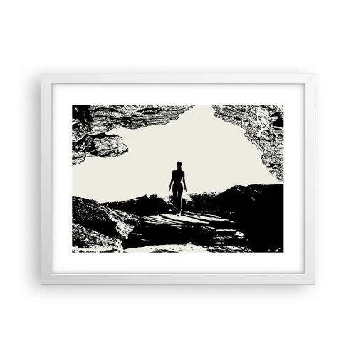 Plagát v bielom ráme - Nový pohľad - 40x30 cm