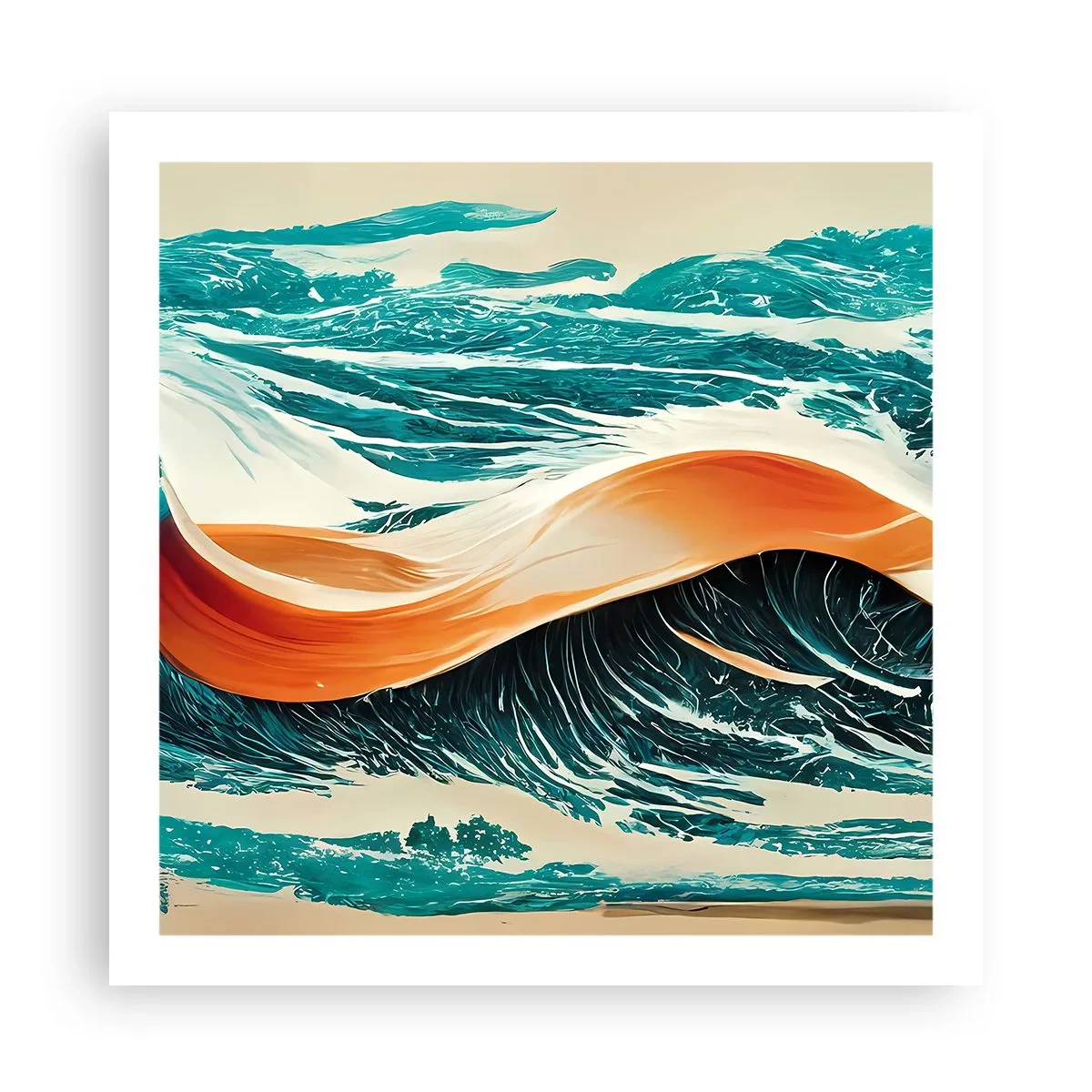 Plagát - Surferov sen - 60x60 cm