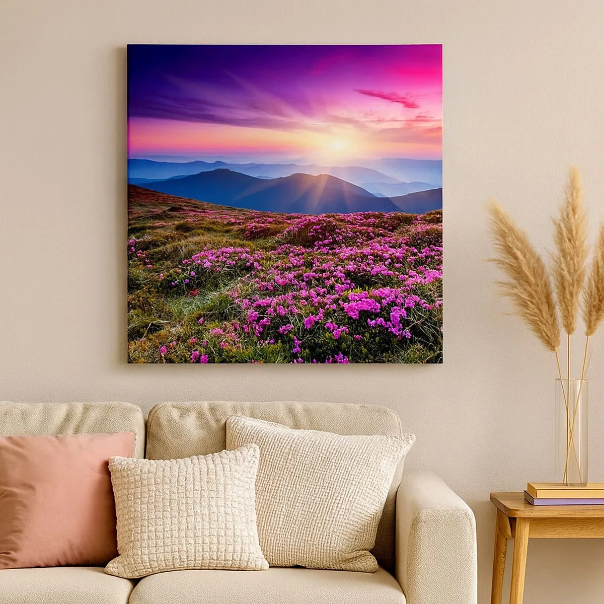 Obraz na plátne - Zavoňali svieže púčiky byliniek z obilných polí - 30x30 cm