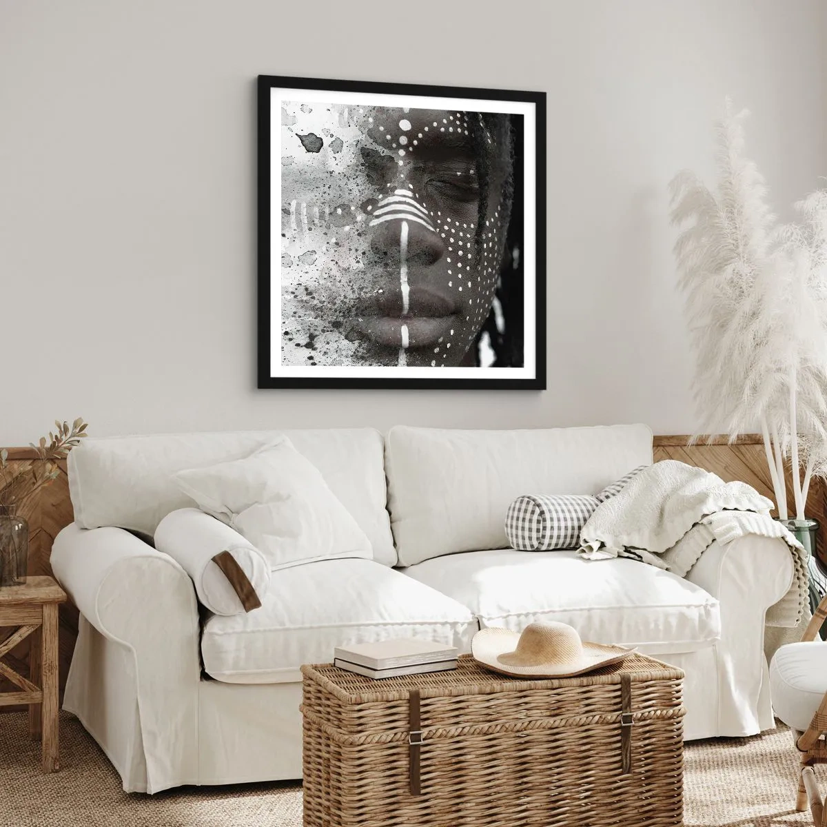 Plagát v čiernom ráme - Objav pôvodného ducha - 60x60 cm