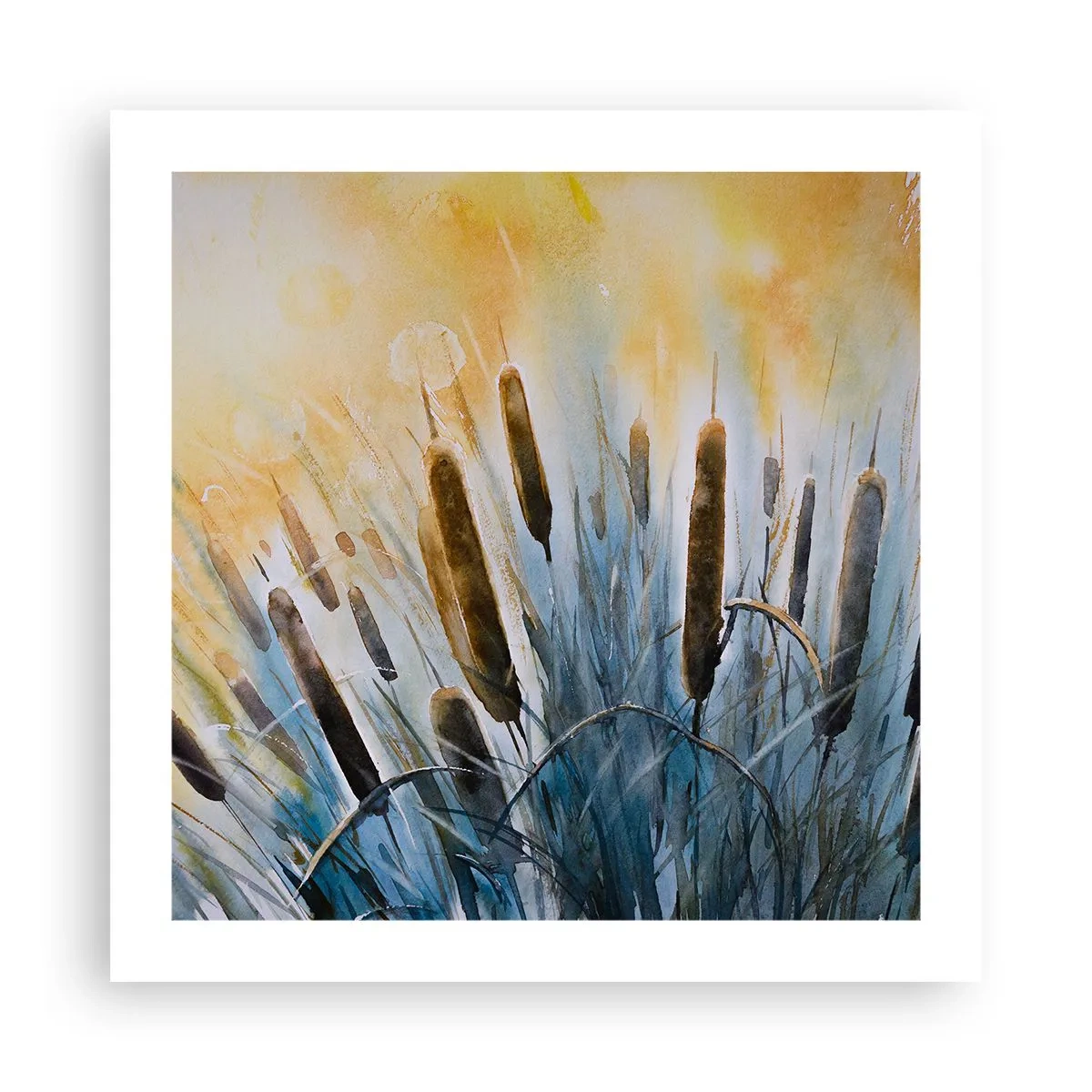 Plagát - Chlad vody, žiara slnka - 50x50 cm