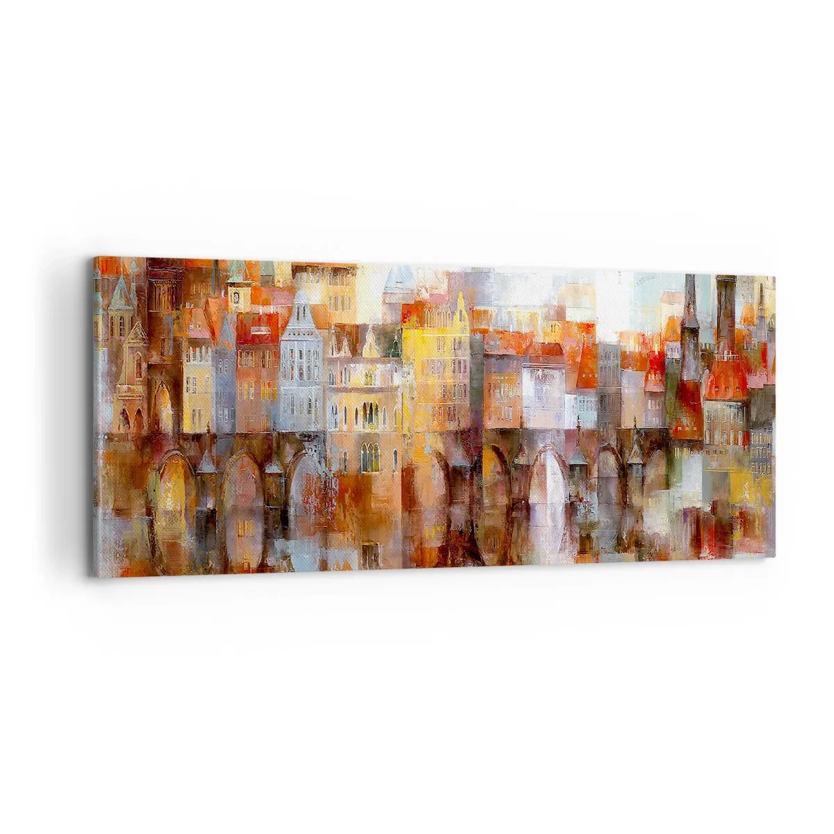 Obraz na plátne - Pod mostom je tiež krásne - 100x40 cm