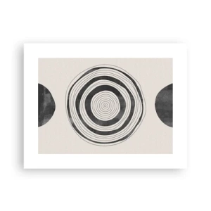 Plagát - Dôležité je to, čo je uprostred - 40x30 cm